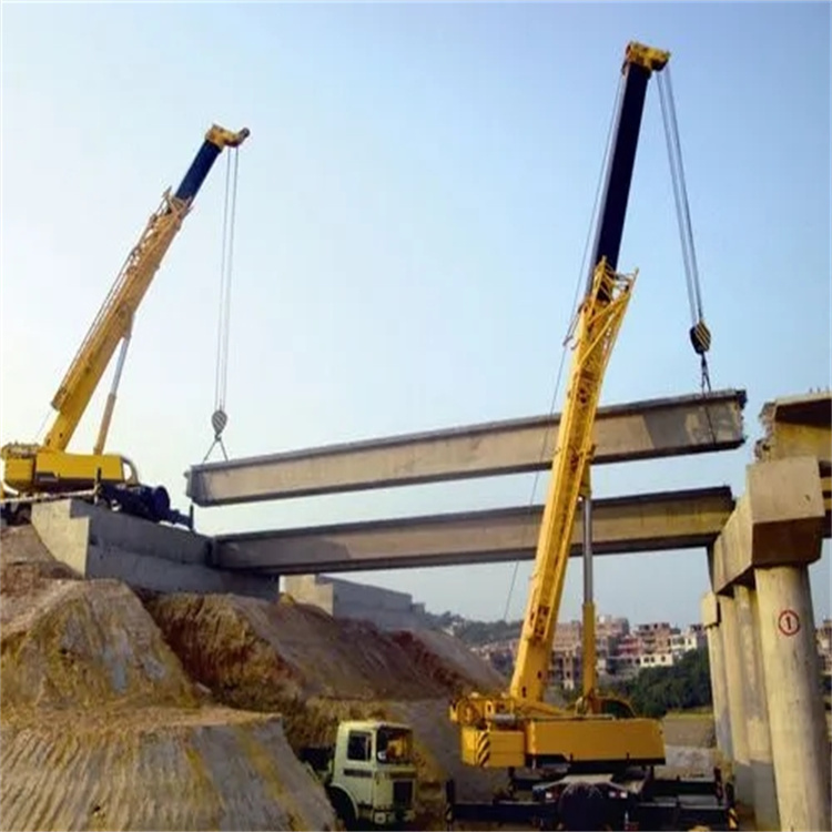 大岭山镇桥梁施工吊装